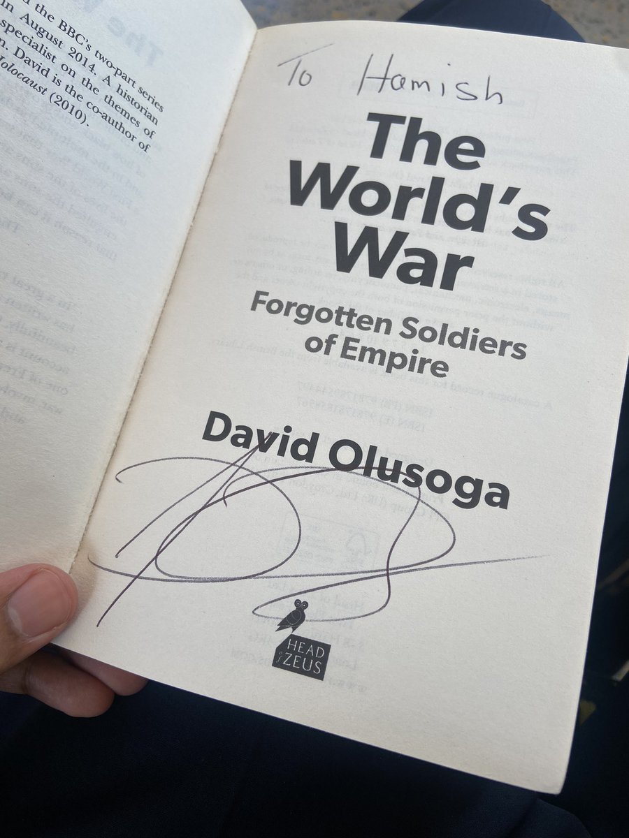 Hamish Shah (@hamish_s7) on Twitter photo Amazing to hear from <a href="/DavidOlusoga/">David Olusoga</a> at today’s Black Leadership Group Conference and thank you for signing my book 🤩
I highly recommend people read his books and watch his documentaries 📚 Amazing to hear from <a href="/DavidOlusoga/">David Olusoga</a> at today’s Black Leadership Group Conference and thank you for signing my book 🤩
I highly recommend people read his books and watch his documentaries 📚