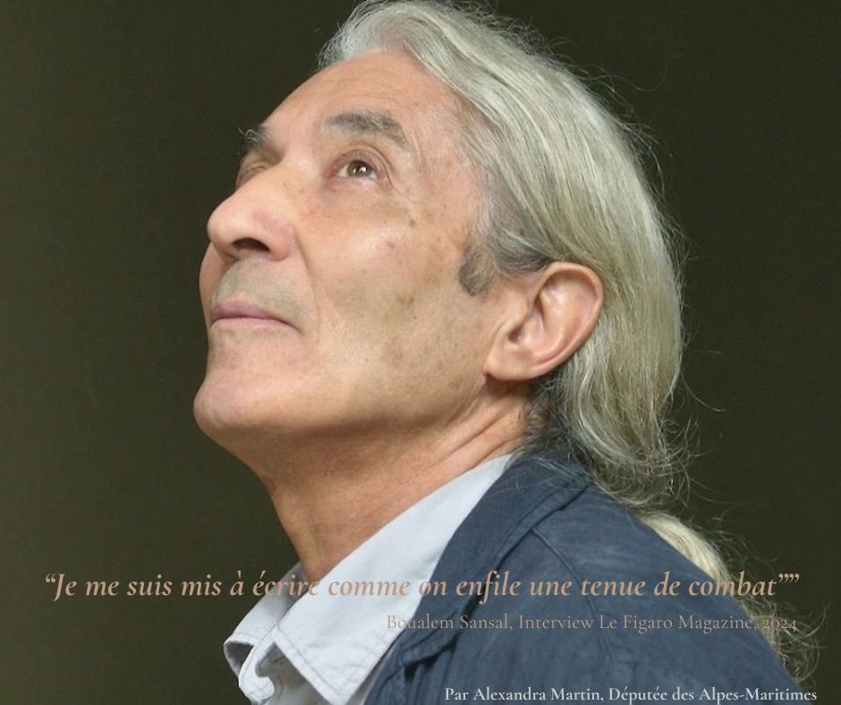 La Journée internationale de la francophonie rappelle l’urgente nécessité de défendre notre belle langue française, langue des idées, phare de liberté.
Boualem Sansal, emprisonné pour avoir porté ces valeurs, incarne cette lutte. 
Agissons ! #Francophonie #Liberté