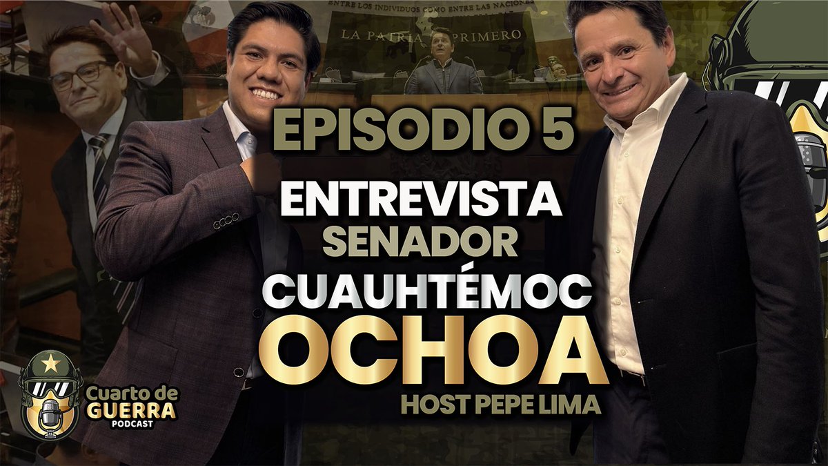 pplimaa's tweet image. ¡🚨 Nuevo episodio de Cuarto de Guerra Podcast ya disponible! 🚨
🔊 Senador Cuauhtémoc Ochoa Fernández: Su historia, sus sueños y sus planes para el 2025 🔊
🎧 Escucha la entrevista completa
👉 youtu.be/_oWVylusBfM?si…
#cuartodeguerrapodcast #podcast #politica #morena