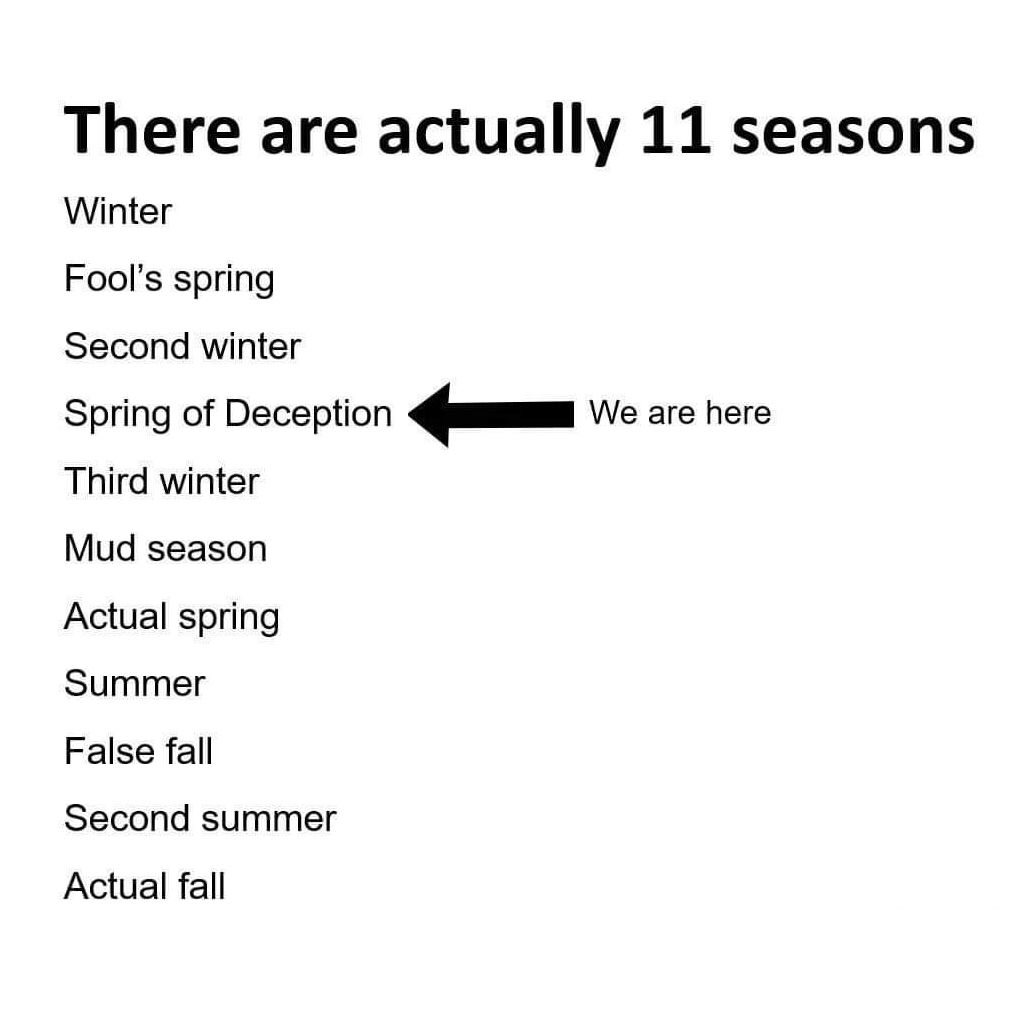 CanuckleGame's tweet image. First Day of Spring...or is it??? 🤔 #SpringofDeception