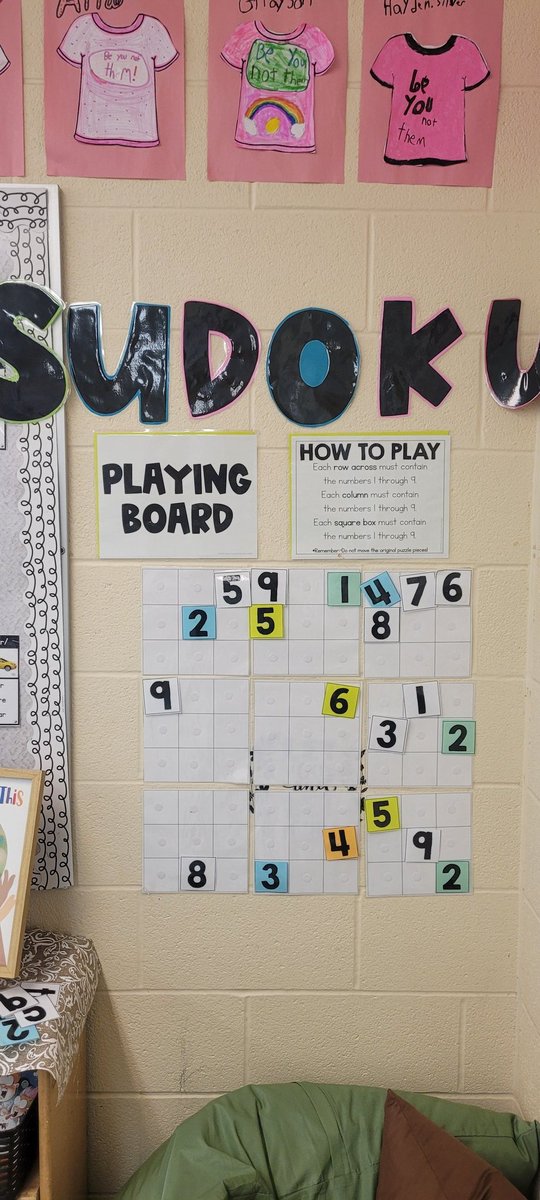 LearningwithRR's tweet image. The students are ready for a challenge! Sudoku is a great game that fosters logical reasoning, problem solving, and concentration. I also love the collaboration I'm observing! #makinglearningfun @StCorneDPCDSB