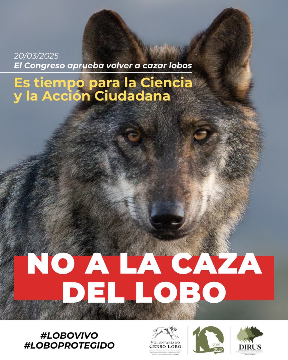 CensoLobo's tweet image. La sinrazón y el💰 vuelven a derrotar, por el momento, al #SentidoComún y la #Ciencia 

Sin embargo, no se puede legislar al margen de la mayoría para favorecer intereses privados minoritarios. Seguiremos adelante…

#LoboVivo
#LoboProtegido