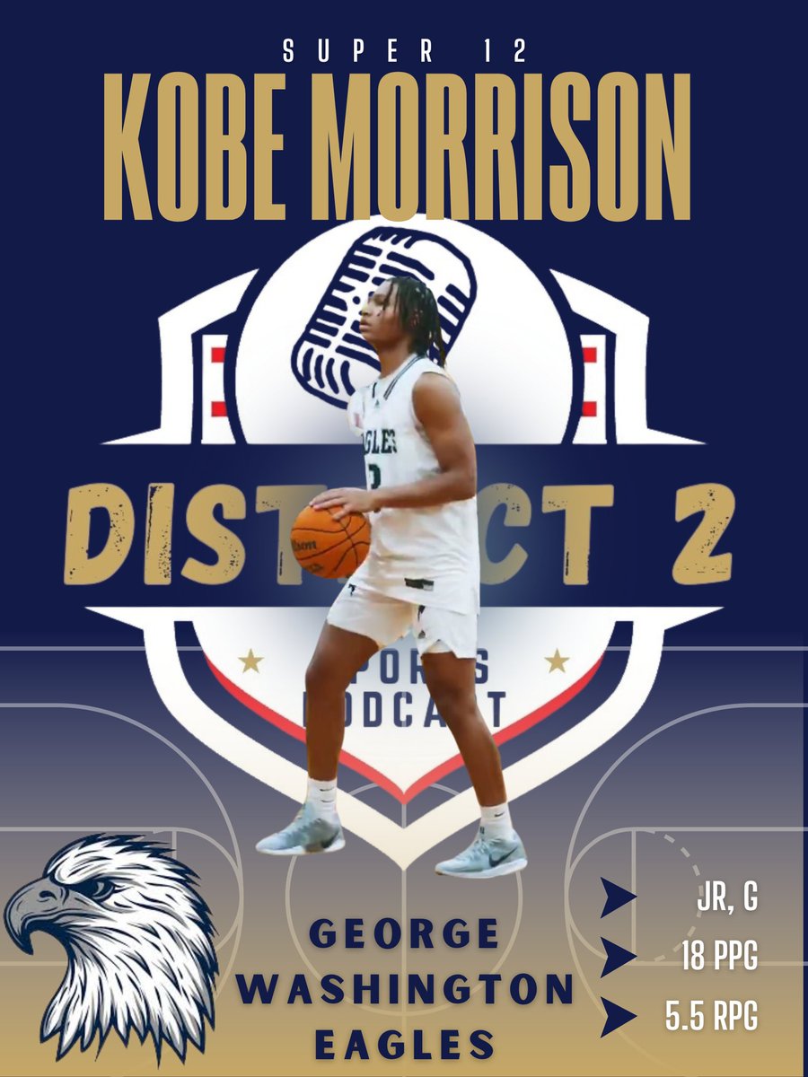 <a href="/DanRiverSports/">Dan River Wildcats Athletics</a> <a href="/KobeMorrison03/">Kobe Morrison</a> of <a href="/GWDanvilleBBALL/">GW-Danville Basketball</a> and son of GW HC <a href="/CoachDMorrison/">*Coach Morrison*</a> 
Just a Junior and has another year to grow his game. We mentioned that GW goes as Kobe goes. Integral part of the team and when he's on, he's putting up nearly 20ppg. Watch for his recruitment to heat up.