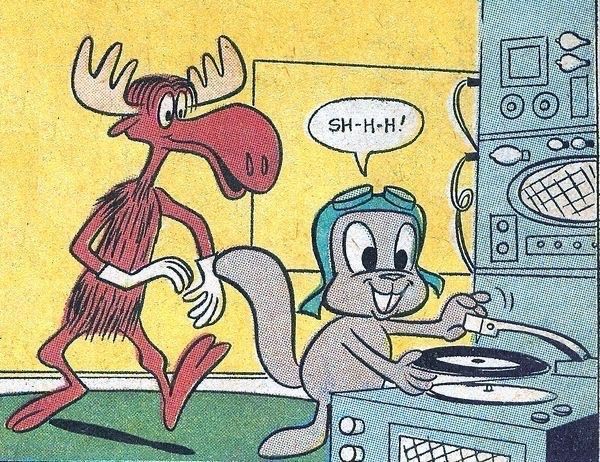 bullwinkledaily's tweet photo. I wonder what they are listening to🤔
#rockyandbullwinkle https://t.co/TzGpCEK02l