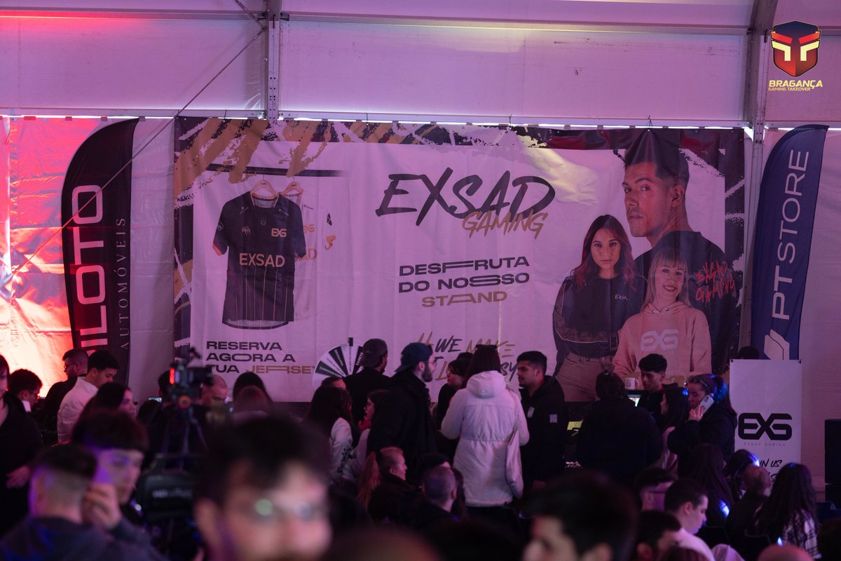 EXSAD (@exsadggoficial) on Twitter photo Obrigado Bragança, sem vocês nada disso seria possível, obrigado a todos que tiverem presentes durante os 3 dias incríveis no nosso STAND na <a href="/bragancagaming/">Bragança Gaming Takeover</a> ❤️
Para o ano estamos de volta @bragancatakeover 🙌
#Wemakeitlookeasy Obrigado Bragança, sem vocês nada disso seria possível, obrigado a todos que tiverem presentes durante os 3 dias incríveis no nosso STAND na <a href="/bragancagaming/">Bragança Gaming Takeover</a> ❤️
Para o ano estamos de volta @bragancatakeover 🙌
#Wemakeitlookeasy