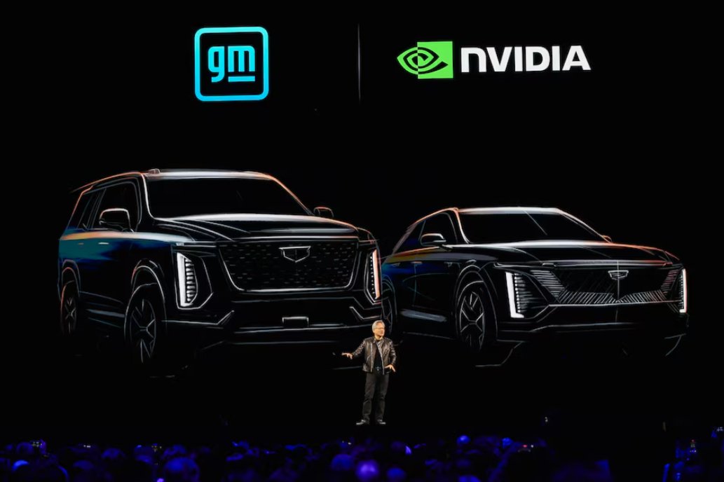 GM to use Nvidia AI chips and software for their vehicles and automation equipment within factories 
reuters.com/technology/art…