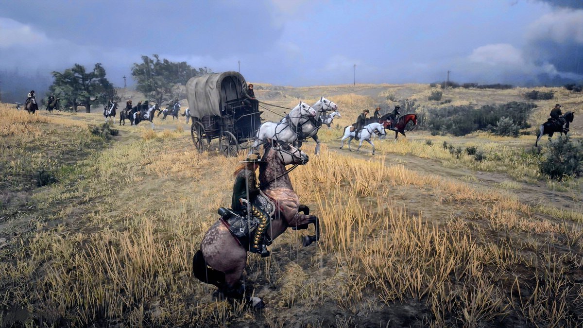 Twisted_Voodoo's tweet photo. Riders on the Storm
-The Doors
#reddeadonline #savereddead #trailride #VirtualPhotography https://t.co/A5zP1XD3Q0