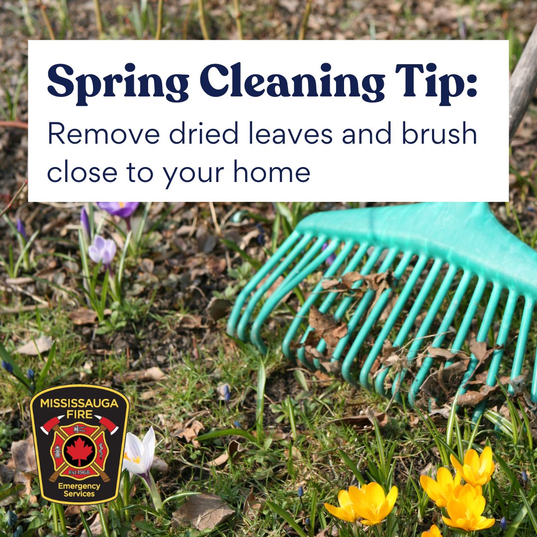 Once all the snow has melted, be sure to remove dried leaves and brush close to your home. 🧹🍂 If a fire starts in your yard, uncleared brush and leaves can cause the fire to spread quickly. 🔥  #FireSafety #ClearBrush #LeafFreeZone