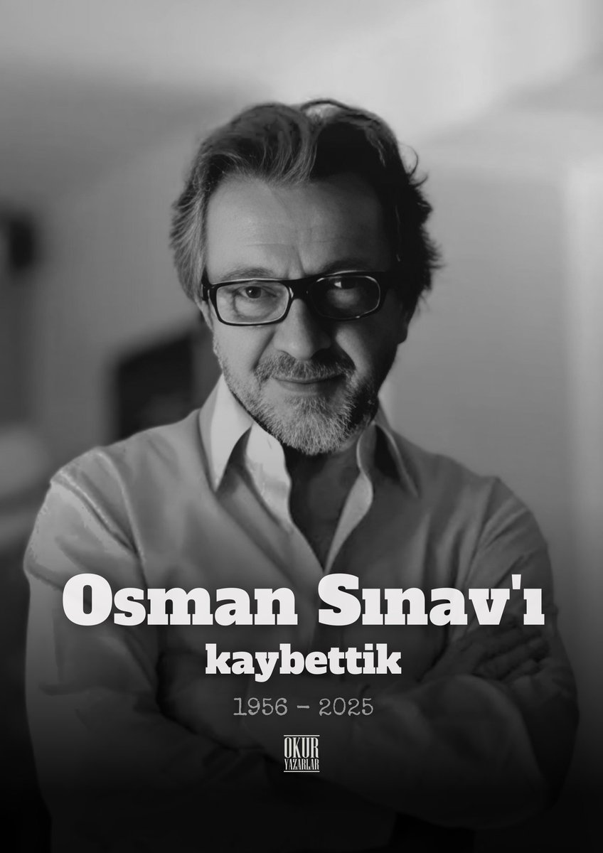 okuryazarlar's tweet photo. Kurtlar Vadisi, Deli Yürek, Süper Baba, Sıcak Saatler, Sakarya Fırat, Ekmek Teknesi ve Sen Anlat Karadeniz gibi unutulmaz dizi ve filmlerin usta yönetmeni Osman Sınav yaşamını yitirdi. Uzun süredir kanser tedavisi gören Sınav, 69 yaşındaydı. https://t.co/rFGFics9SR