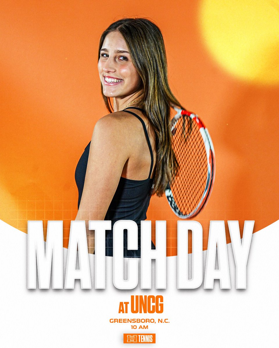 Match Day against the Spartans!

🆚 UNCG
🕙 10 a.m.
📍 Greensboro, N.C.
🏟️ UNCG Tennis Courts
📊 Live Stats: bit.ly/4ikmY0S

#GoBears