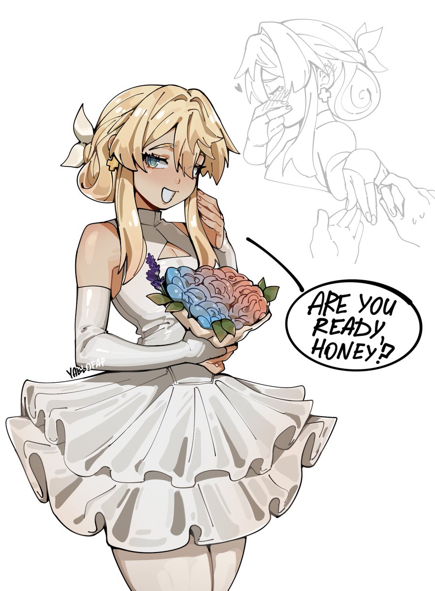 alohapz's tweet image. bridget wedding🥹