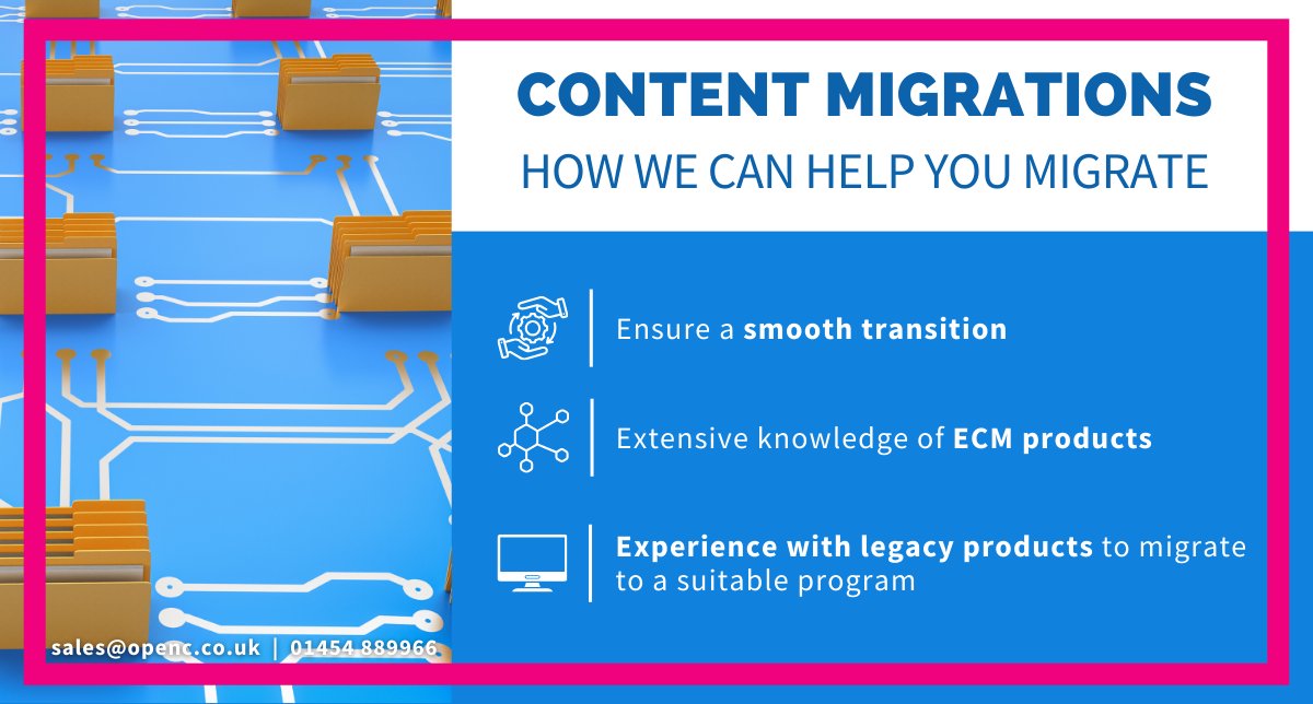 OpenC_UK's tweet image. Our expertise with legacy products ensures a seamless CMS migration, giving you complete peace of mind.
#ContentMigration #CMS #LegacyProducts