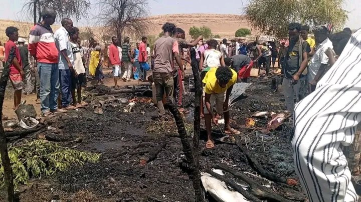 Tigrai_TV's tweet photo. Devastating Fire Explosion at Um Rakuba Refugee Camp Claims Life of Six-Year-Old Boy
—-
A catastrophic fire explosion rocked the Um Rakuba refugee camp in Sudan early this afternoon, leaving a trail of destruction and despair. The camp, which shelters Tigrayan refugees fleeing ethnic cleansing in Western Tigray, was struck by the blast at approximately 01:00 pm, resulting in casualties, injuries, and significant property damage.

Eyewitnesses reported that the explosion claimed the life of a six-year-old boy, while a two-year-old child sustained injuries and was rushed to a nearby medical facility for urgent treatment. The incident has sent shockwaves through the camp, with residents describing the scene as "extremely distressing."

The camp’s health center, already grappling with a severe shortage of medical supplies, was unable to provide adequate care for the injured child. As a result, the toddler had to be transferred to another facility outside the camp to receive proper medical attention.

In addition to the tragic loss of life and injuries, the explosion caused extensive damage to property, including the destruction of several homes. Families who had already been displaced by the war on Tigray now face further hardship as they struggle to recover from the aftermath of the blast.

The cause of the explosion remains unclear, and authorities have yet to release an official statement. The refugees need immediate assistance to address the urgent needs of the affected families, including medical supplies, shelter, and food.

The Um Rakuba camp, which houses thousands of Tigrayan refugees, has long faced challenges due to overcrowding and limited resources. Today’s incident underscores the dire conditions faced by refugees and the urgent need for international support to prevent further tragedies.