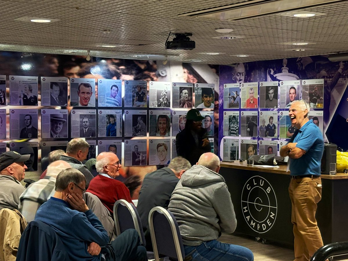 Football Memories Scotland (@footballmemsco) on Twitter photo A fantastic morning for the Hampden Club Football Memories group as José Quitongo shared stories from his eventful career, on and off the pitch!…the laughter could be heard all round <a href="/HampdenPark/">Hampden Park Stadium</a>! Thank you José! A fantastic morning for the Hampden Club Football Memories group as José Quitongo shared stories from his eventful career, on and off the pitch!…the laughter could be heard all round <a href="/HampdenPark/">Hampden Park Stadium</a>! Thank you José!