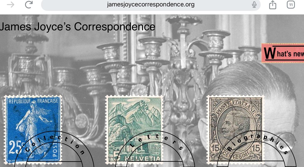 James Joyce’s correspondence finally published online! 2,000 previously unpublished items!

Although there are four published volumes of letters, the Joyce estate previously blocked publication of all these ones. I’m guessing that a lot of the new stuff looks like this though….