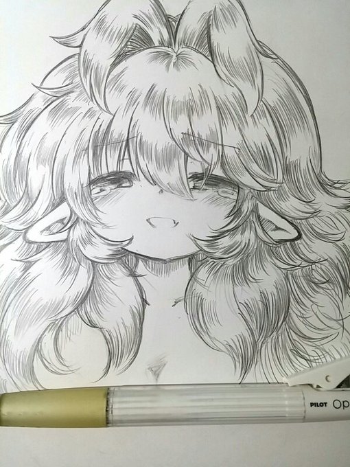 普段元気な子がこれから自らに起こることを受け入れる諦めの笑顔が好きという絵です(再掲) 