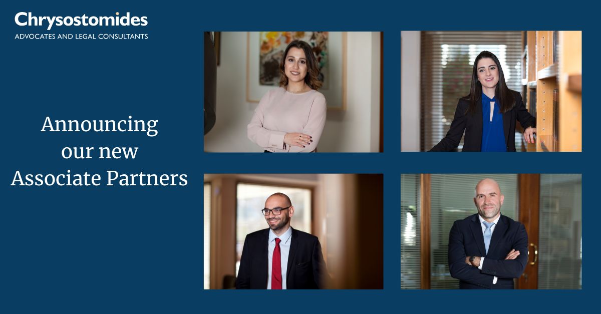 We are thrilled to announce our new Associate Partners. Their expertise &amp; commitment to delivering exceptional client service have been key to our firm's success🎉 Join us in congratulating: Christia-Lydia Kastellani🔹Antonia Loukari🔹 Dimitris Papapolyviou🔹Costas Mavrides