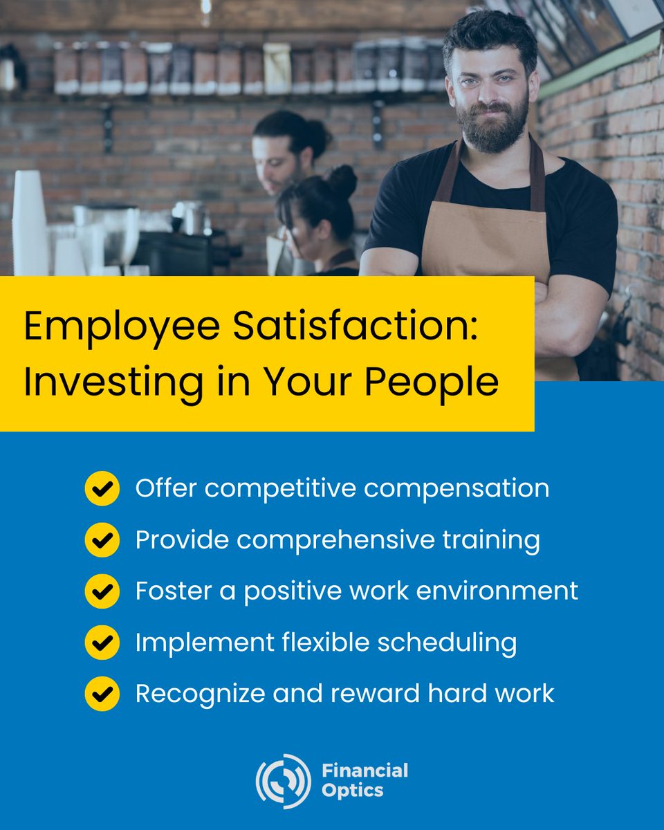Happy employees make for happy customers! As restaurant owners, investing in our team's satisfaction boosts morale and enhances service quality. Let's prioritize our staff's well-being. #restaurantsuccess #workculture #employeesatisfaction #restaurantlife #staffappreciation