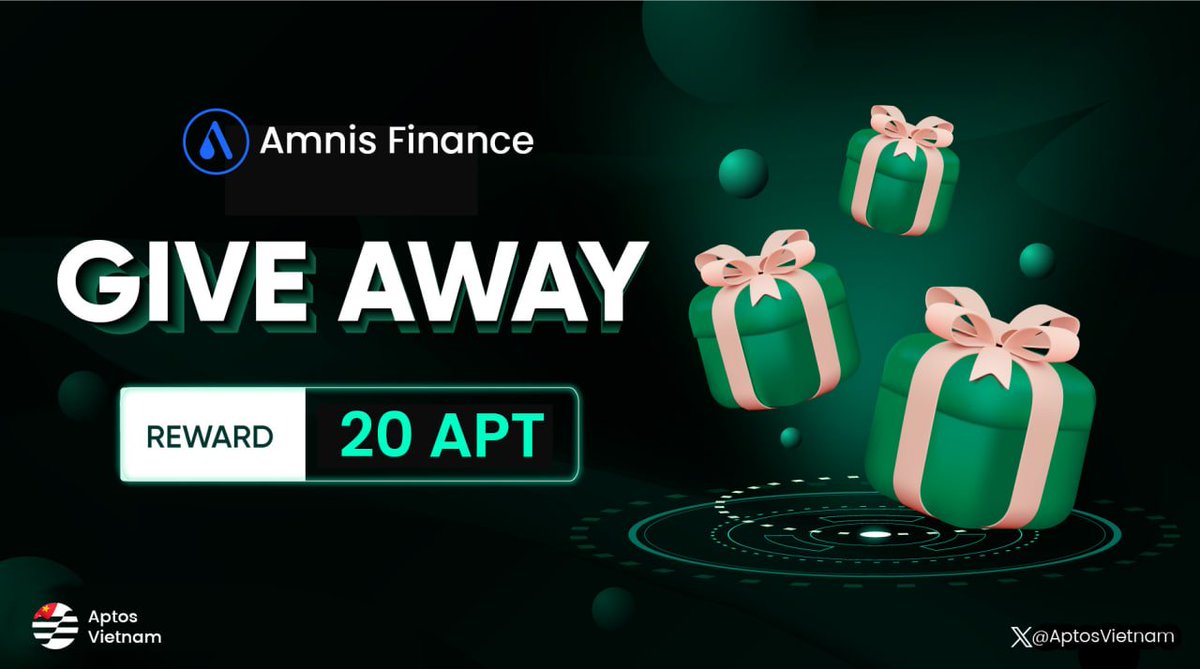 Aptos Vietnam Official 🇻🇳🌐 (@aptosvietnam) on Twitter photo 🔥Aptos Việt Nam X Amnis Finance
✅20 APT dành cho 10 người may mắn nhất!!
Tham gia ngay👇
1️⃣ Theo dõi <a href="/AptosVietnam/">Aptos Vietnam Official 🇻🇳🌐</a> & <a href="/AmnisFinance/">Amnis Finance</a>
2️⃣ Like & Rt
3️⃣ Comment địa chỉ ví Aptos trên nhóm Telegram của Aptos Việt Nam: t.me/Aptos_Vietnam 🔥Aptos Việt Nam X Amnis Finance
✅20 APT dành cho 10 người may mắn nhất!!
Tham gia ngay👇
1️⃣ Theo dõi <a href="/AptosVietnam/">Aptos Vietnam Official 🇻🇳🌐</a> & <a href="/AmnisFinance/">Amnis Finance</a>
2️⃣ Like & Rt
3️⃣ Comment địa chỉ ví Aptos trên nhóm Telegram của Aptos Việt Nam: t.me/Aptos_Vietnam