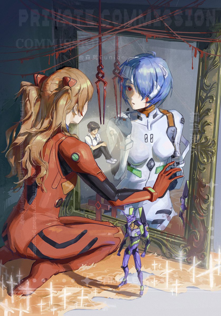 #绘画  #同人  #eva #digitalpainting #新世紀エヴァンゲリオン #digitaldrawing  #draw #drawing #originalcharacter #綾波レイです #明日香です  #碇シンジです

This is the fan fiction I posted on my platform in China. I hope more people can see it!I love eva！