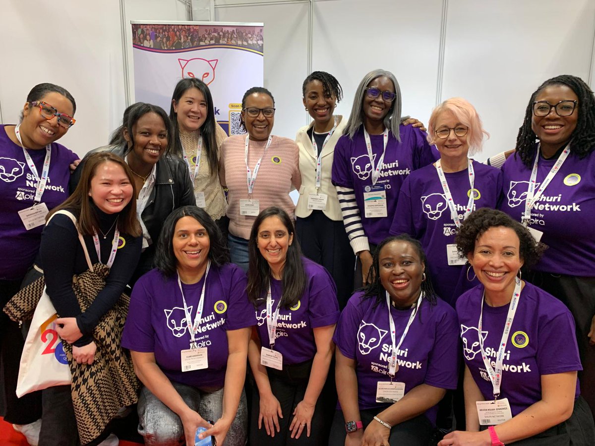 SharonToora's tweet image. Thank you to everyone who visited the @NetworkShuri stand at @DHRewired Special mentions to the Midlands & EoE Shuri fellows, @Adjoa_NsiahJen @DiBullman for such an outstanding event! Great allyship from @MSEHospitals Senior digital leaders @samnevi @ANIORenee #ShuriRewired25