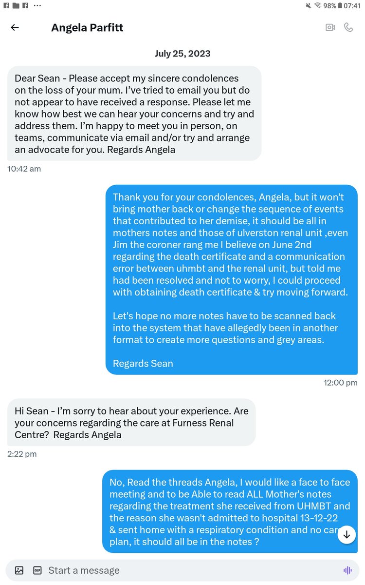 SeanCoglan's tweet photo. @JuliaCa20602661 @aaroncumminsNHS @PaulaMc007 @johnpringdns @MScroghamMP @Autism @Danwhite1972 @age_uk @CitizensAdvice @MindCharity @mencap_charity @allthecitizens @wesstreeting @Tanni_GT @marktaylor18 @UHMBT @DWPgovuk @HealthwatchE @NHSAbility @BBCNWT @Donthidethelie @DrOliverLewis @CHPIthinktank @DavidAltonHL @CommonsHealth @DiaverumGlobal @HouseofCommons @AngelaParfitt1 #terriblesequenceofevents #timeline #rootcauseanalysis #TriageRTX #clinicalincidents #PSIRF #appendix3 @AngelaParfitt1 @BlackpoolHosp on what date was my original complaints reported @aaroncumminsNHS as I first reported it to @KarenD_ACP_Resp https://t.co/N3gCfjk8R7