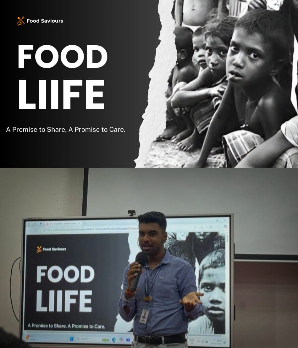vishty_sametha's tweet image. A Moment of Confidence and Innovation! ✨ No child should die of hunger! Not charity, but humanity!
Feeling absolutely elated after pitching our idea FOODLIIFE at the Hackathon! 
Follow @vishty_sametha

#Hackathon #FOODLIIFE #StartupJourney #Innovation #Gratitude #Teamwork