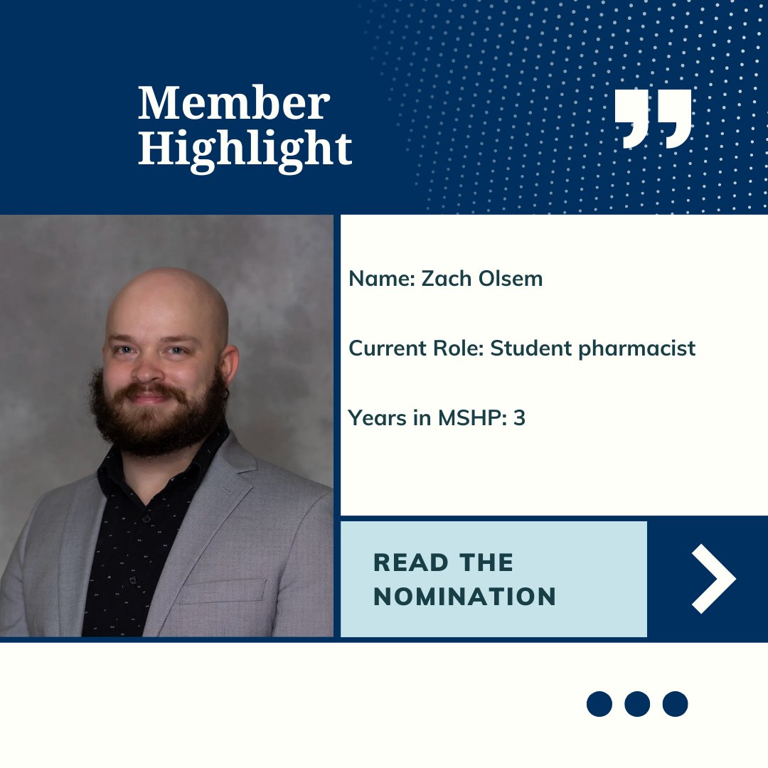 Minnesota Society of Health-System Pharmacists tweet media