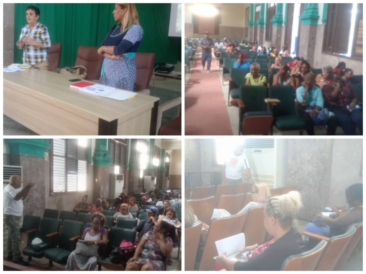 Enfrentar entre todos las ilegalidades y el delito y prevenir elevando la vigilancia revolucionaria fue objeto de discusión con todos los custodios y directores de las instituciones educativas en #DiezDeOctubre 

#LaHabanaDeTodos