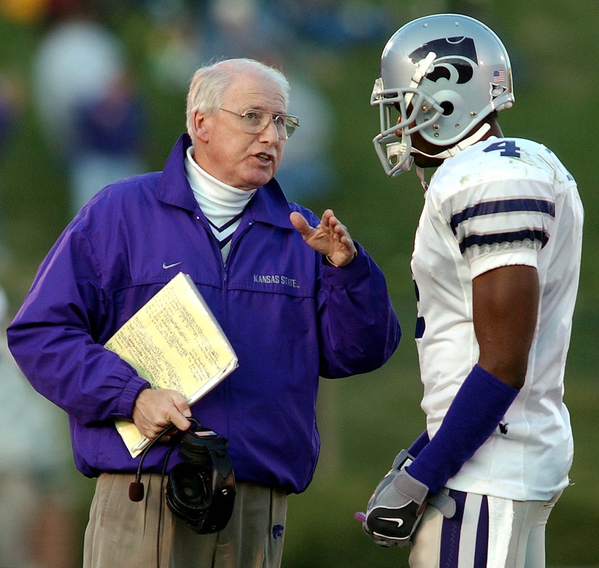 CoachDanCasey's tweet photo. “Nothing in the world can take the place of persistence.

Talent will not; nothing is more common than unsuccessful men with talent.

Genius will not; unrewarded genius is almost a proverb.

Education will not; the world is full of educated derelicts.

Persistence and determination alone are omnipotent.

The slogan ‘press on’ has solved and always will solve the problems of the human race."

- Calvin Coolidge

A plaque that sat on Bill Snyder's Desk