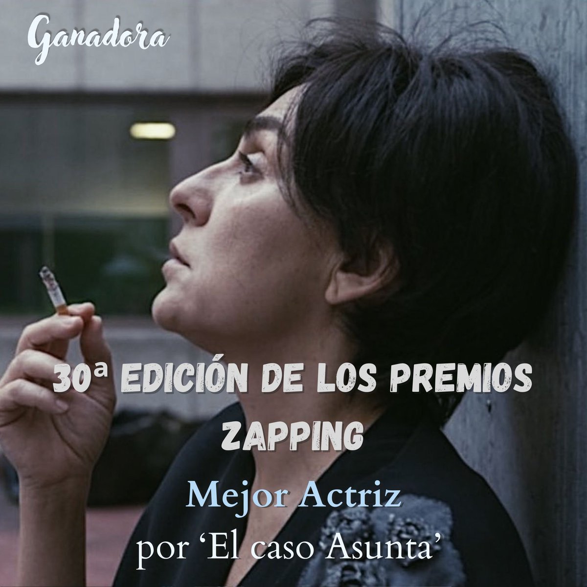 cfcandelapenya's tweet photo. Ayer Candela Peña ganó el premio a Mejor Actriz por 'El caso Asunta' en la 30ª edición de los Premios Zapping!🌟👏🏼♥️ https://t.co/rZL3esMWuT