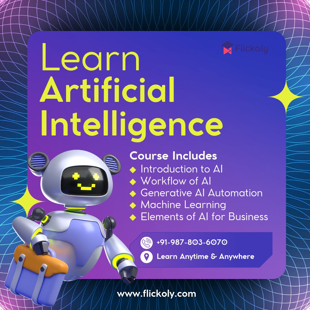 flickoly's tweet image. AI FOR ALL! 🌎 Join our FREE Artificial Intelligence course and get a FREE eBook! 📚 No experience needed! 🤓 
#AIFreeCourse #LearnAI #サッカー日本代表  #chatgpt #GenerativeAI