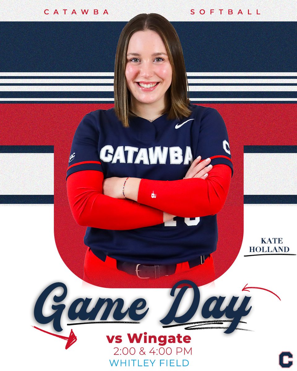 Gameday for <a href="/CatawbaSoftball/">🥎Catawba Softball🥎</a> 

See you at Whitley Field 🏟
 
🆚 Wingate
⏰ 2 &amp; 4 PM
📊 Live Stats | bit.ly/4bPByuL
📊 Live Stats | bit.ly/4bGOsLC
🎥 Video | bit.ly/4ikpVhY

#UpDown