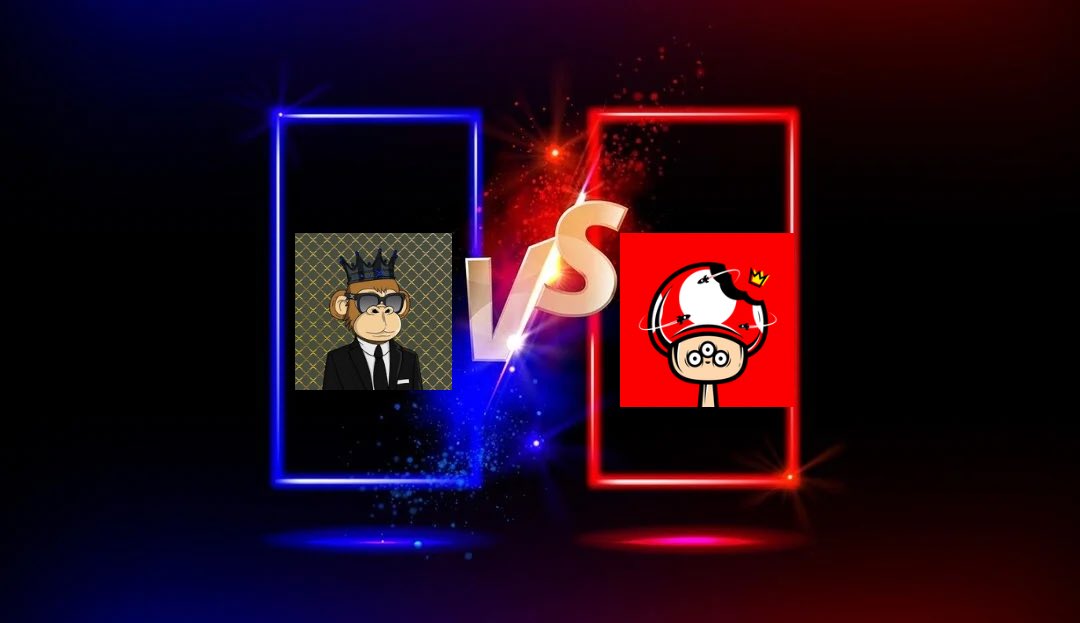 Next battles of the top 16! 
<a href="/moneymindedapes/">Money Minded Apes</a> VS <a href="/xShroomsNFT/">xShrooms 🍄</a> 

Read the rules and also vote with nfts!