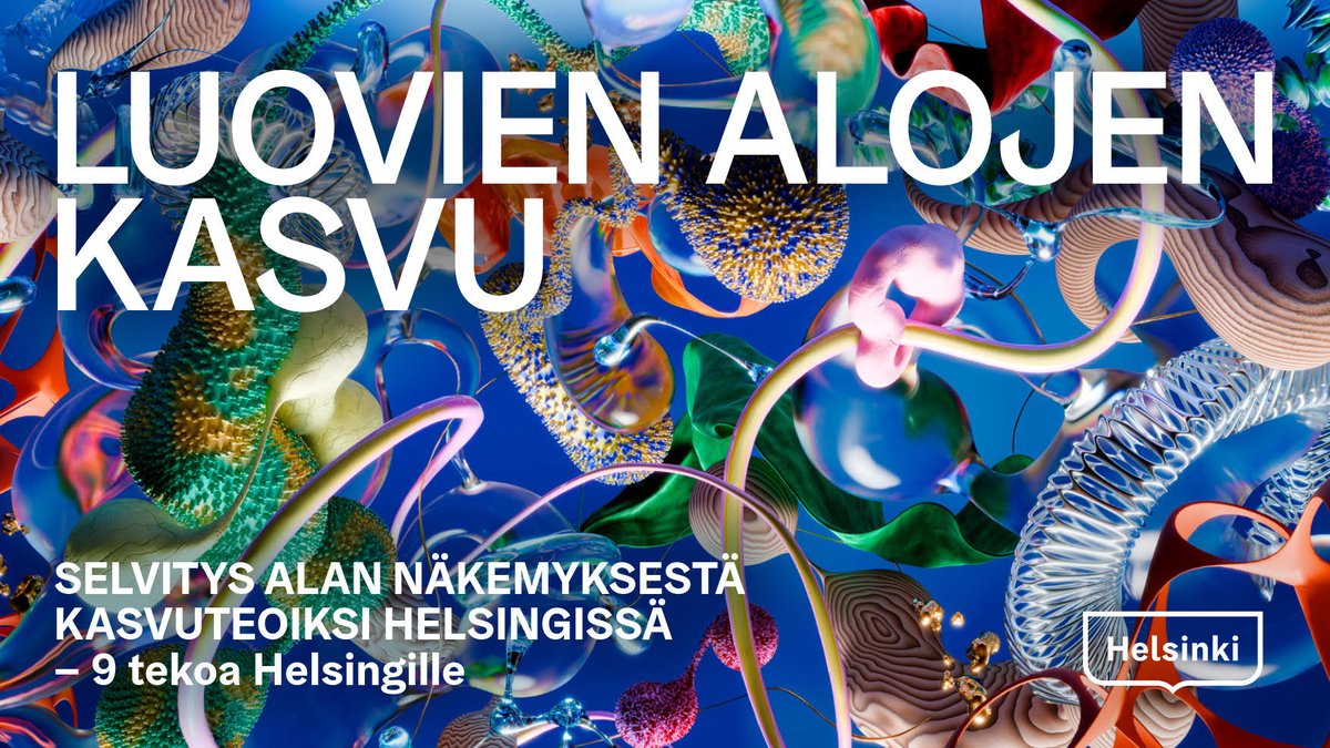 Luovat alat lisäävät Helsingin elinvoimaisuutta ja vetovoimaa. Tilaamamme selvitys kasvattaa ymmärrystä kaupungin roolista luovien alojen kasvun ja elinvoiman kehittämisessä. Lue lisää: hel.fi/fi/uutiset/sel… #elinvoima #kulttuuri #LuovatAlat #Helsinki
