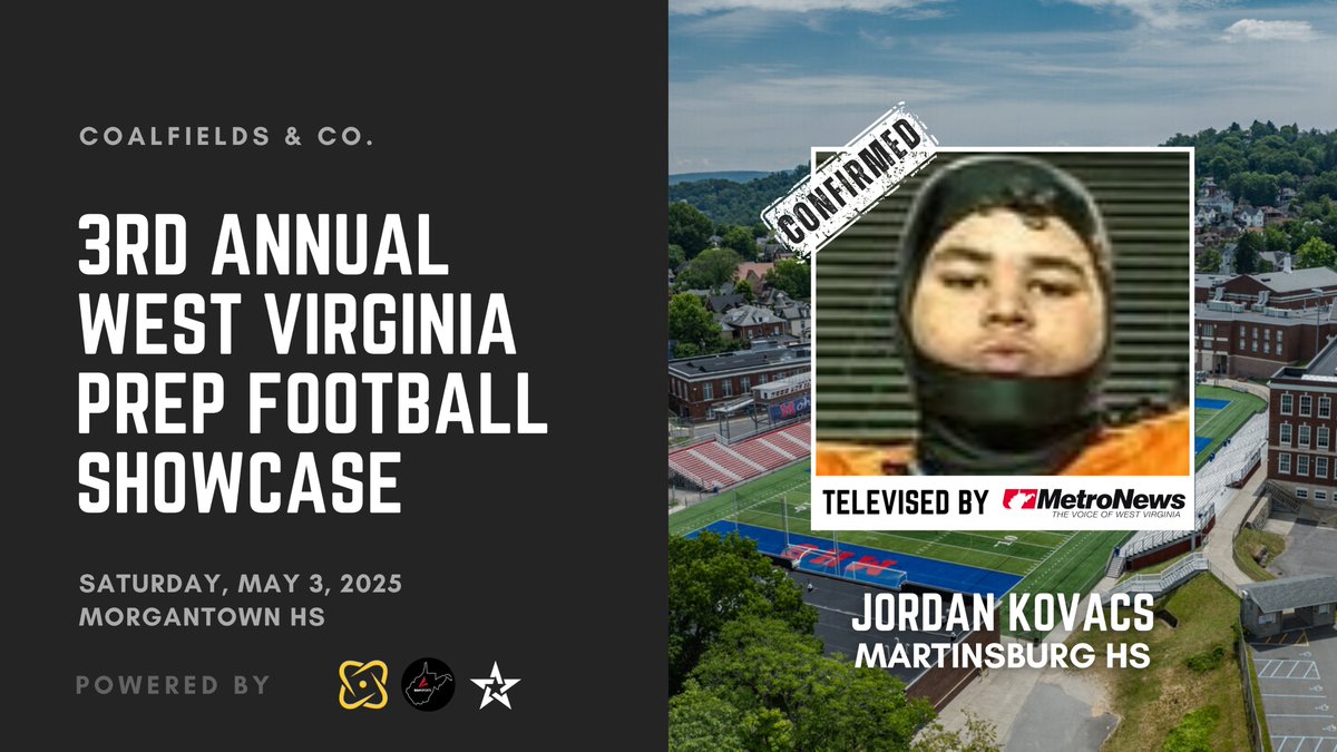 STATE CHAMP! Two-way upfront playmaker, Jordan Kovacs from Martinsburg, is heading to Morgantown in May.