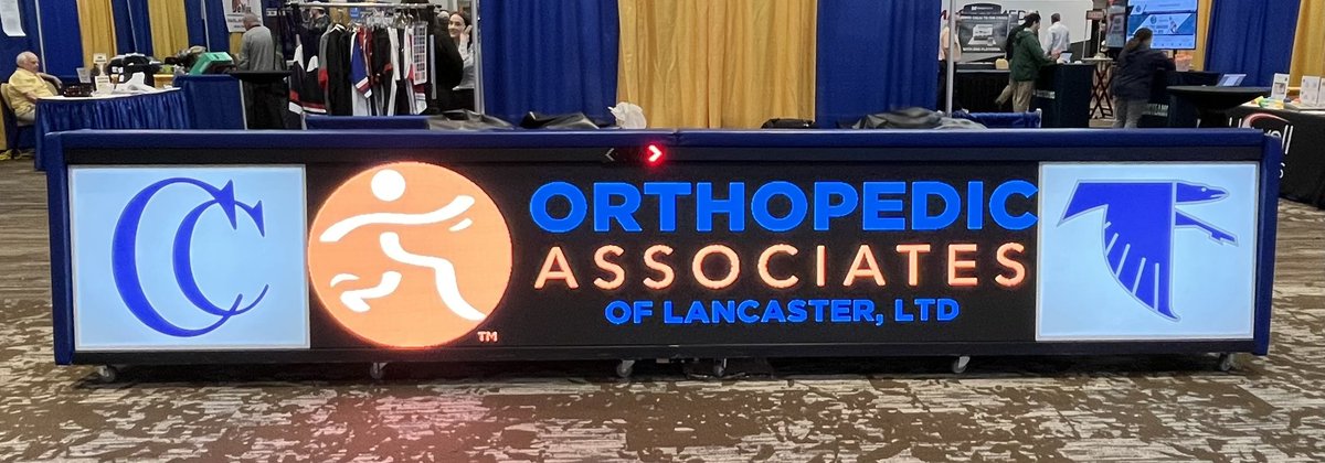 BoostrDisplayFL's tweet image. 2025 @PAStateADs Conference in the Sweetest Place on Earth!
Stop by booth #77 &amp;amp; #88 to see @CCHSFalcons 16’ LED Combo Score Table and see how we can help your program enhance the environment of your facility + raise $$$ for your athletes!