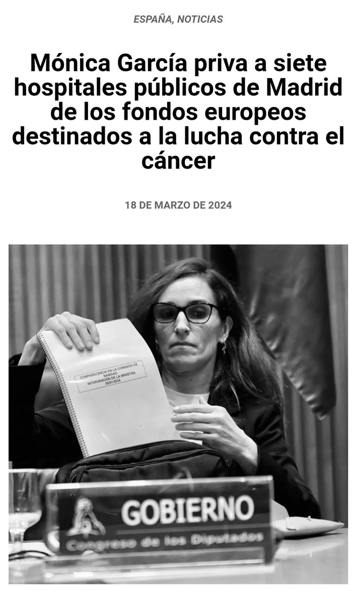 <a href="/WillyTolerdoo/">Willy Tolerdo</a> Mónica García, ésto no lo hizo la ULTRADERECHA, es obra tuya.⬇️