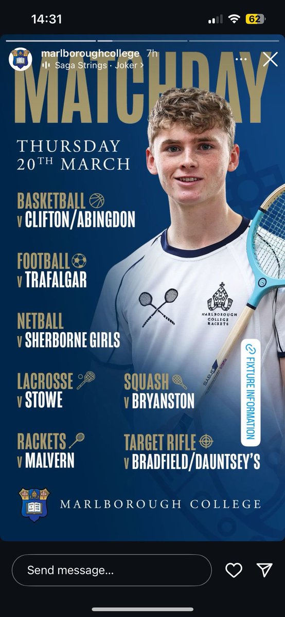 Marlborough Rackets tweet media