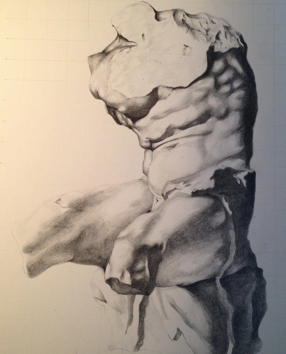 milesantosart's tweet image. Throwback to 2016: Belvedere torso study. Graphite drawing. #drawing #drawings #drawingideas #drawingart #drawingartist #graphite #graphitedrawing #graphiteart #graphitepencil #graphiteartist #graphitedrawings #graphitesketch #graphiteartwork #graphiteartists #graphitearts