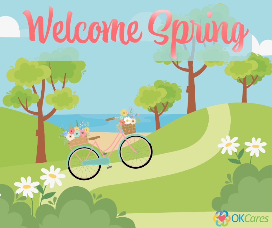 🌸 Spring is Here! 🌸

Today marks the first day of spring, a season of renewal, growth, and fresh beginnings. At OKCares.org, we’re here to support caregivers as they navigate their journeys, offering resources and tools to help them bloom alongside their loved ones.