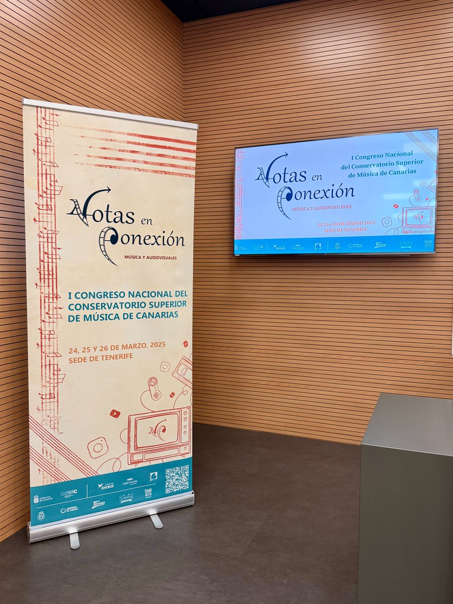 Notasenconexion's tweet photo. Ayer presentamos Notas en Conexión en una rueda de prensa a la que asistieron nuestros patrocinadores @FundacionDISA  y Fundación Caja Canarias además de Carolina León Martínez, Jose Carlos Acha Domínguez y Roberto Pía, el director de @CSM_Canarias 👏🏻 https://t.co/YLKe5lDgDs