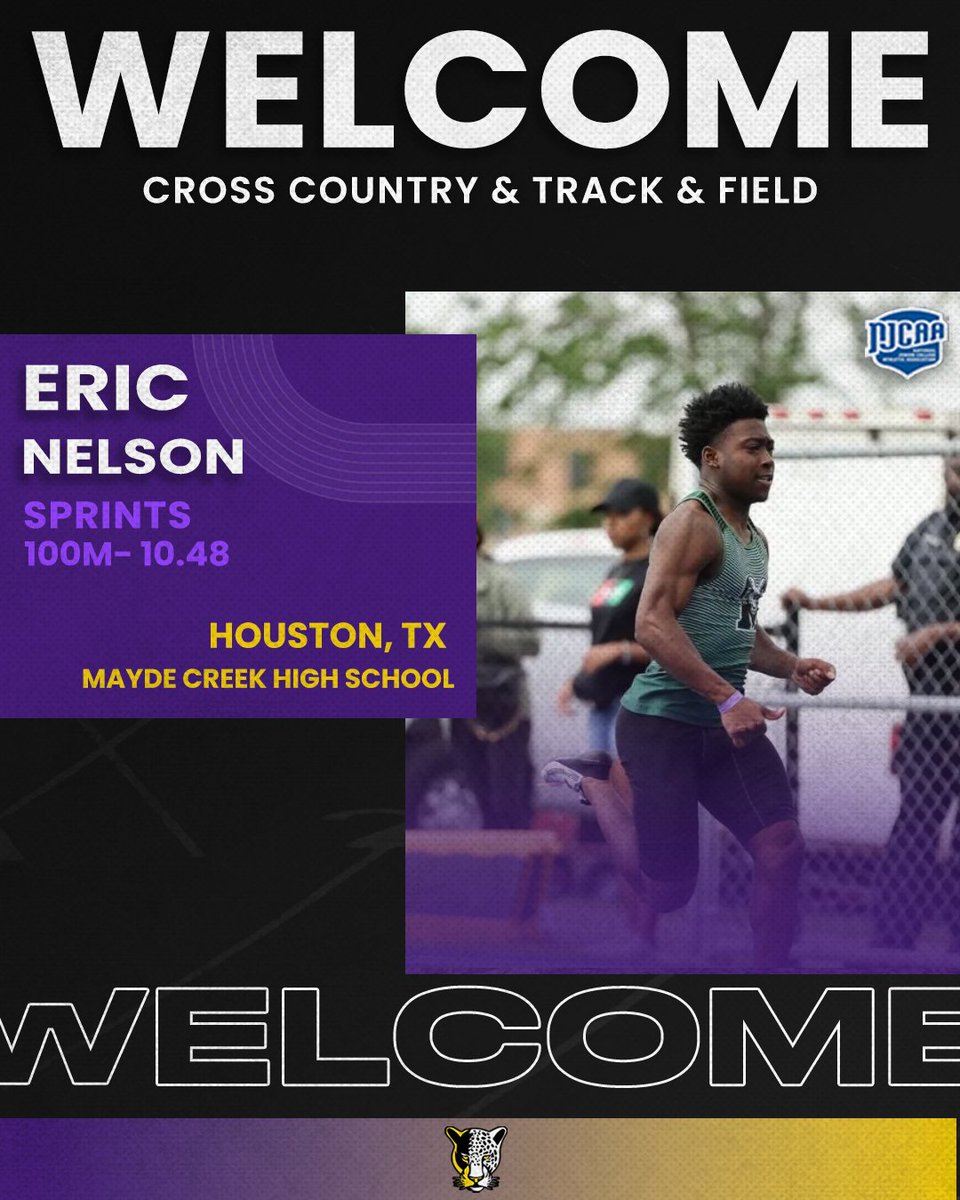 We would like to welcome Eric Nelson, the newest addition the 2025 Track Family! Eric comes from Mayde Creek High school where he competes in the sprint events. 
Welcome Eric!