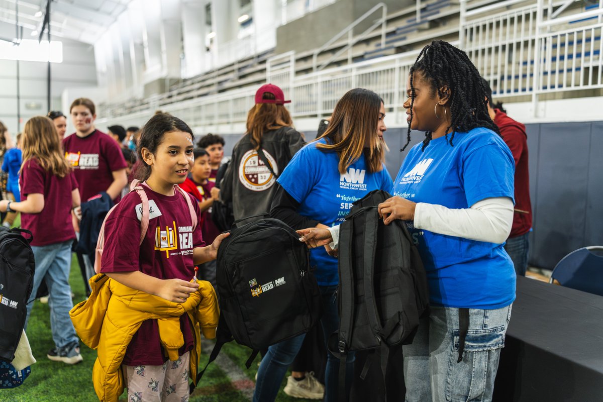 Another great year of Commanders Read 📚🏈

<a href="/NWFCU/">Northwest Federal</a> | #RaiseHail