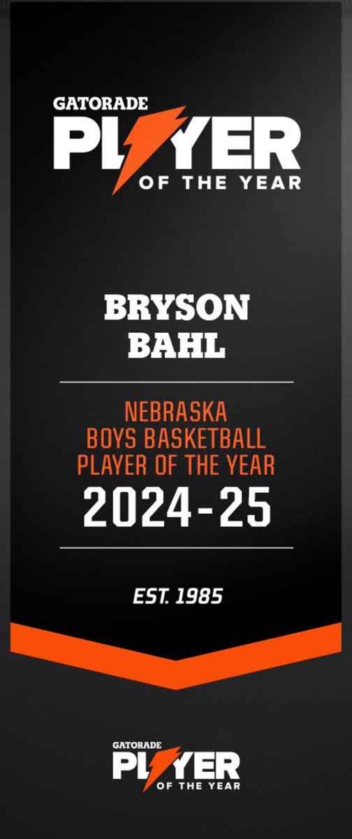 PLS Titan Activities (@pls_activities) on Twitter photo Congratulations to Bryson Bahl!! He is the 2024-2025 Nebraska Boys Basketball Gatorade Player of the Year!! He is the school’s first basketball winner and the school’s 12th GPOY winner!
#SouthSidePride
<a href="/PLSHSTitans/">Papillion La Vista South High School</a>
<a href="/PLSbasketball/">South Titan Basketball</a> <a href="/THEnebpreps/">nebpreps</a> Congratulations to Bryson Bahl!! He is the 2024-2025 Nebraska Boys Basketball Gatorade Player of the Year!! He is the school’s first basketball winner and the school’s 12th GPOY winner!
#SouthSidePride
<a href="/PLSHSTitans/">Papillion La Vista South High School</a>
<a href="/PLSbasketball/">South Titan Basketball</a> <a href="/THEnebpreps/">nebpreps</a>