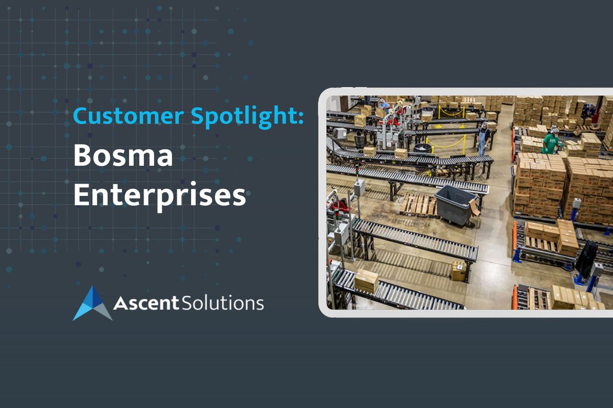 AscentERP's tweet photo. [Case Study 📽️] Bosma is a #nonprofit with robust inventory and warehouse mgt (160,000 square feet) including 500k+ items picked, packed, &amp; shipped with 60% of its employees being blind or visually impaired:  https://t.co/MXYjKCiZzO

#Bosma #Salesforce #Operations360 #CloudERP https://t.co/nylXi3vJf3