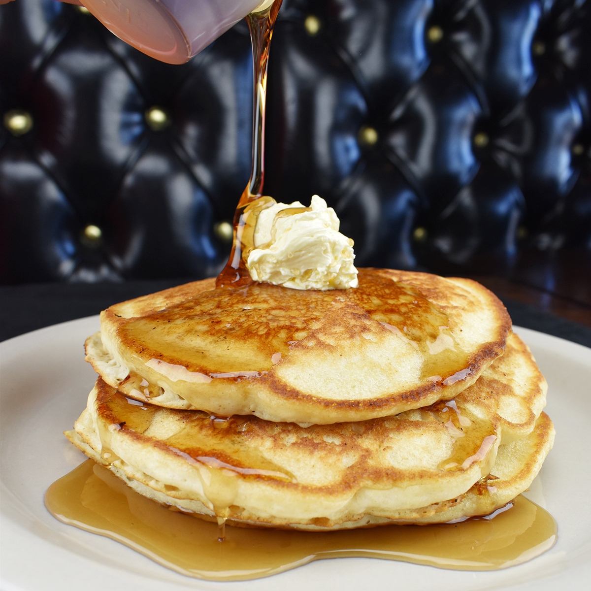 Sweeten your day at Mr. C’s – Your pancake paradise is waiting. 🥞❤️ Made from scratch, stacked high, and served with your choice of toppings—from bannanas and pecans to fresh berries or of course classic rich syrup—each bite is pure comfort.