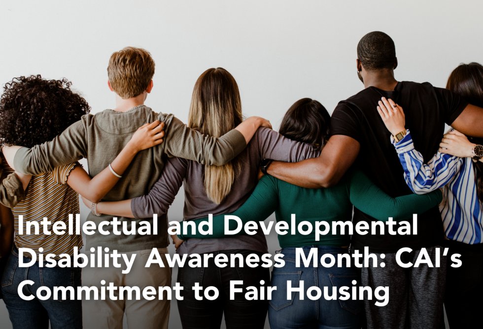 CAIadvocacy's tweet photo. This Intellectual &amp; Developmental Disability Awareness Month, @CAIsocial reaffirms commitment to promoting inclusive communities where all residents can enjoy #CommunityAssociation living. https://t.co/QjqzgOs7Et #WeAreCAI #DDawareness2024 #DDAM2024 #AWorldofOpportunities @NACDD https://t.co/f9Xm1VB9ZM
