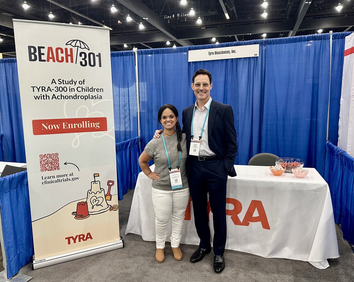 Tyra Biosciences (@tyrabiosciences) on Twitter photo <a href="/TyraBiosciences/">Tyra Biosciences</a> is excited to be at #ACMG2025 here in LA, engaging with researchers, scientists, & dedicated patient advocates like Kristen from the The Little Legs Big Heart Foundation.
If you're attending, visit us at Booth #838—we’d love to connect!
#TeamTyra <a href="/TyraBiosciences/">Tyra Biosciences</a> is excited to be at #ACMG2025 here in LA, engaging with researchers, scientists, & dedicated patient advocates like Kristen from the The Little Legs Big Heart Foundation.
If you're attending, visit us at Booth #838—we’d love to connect!
#TeamTyra