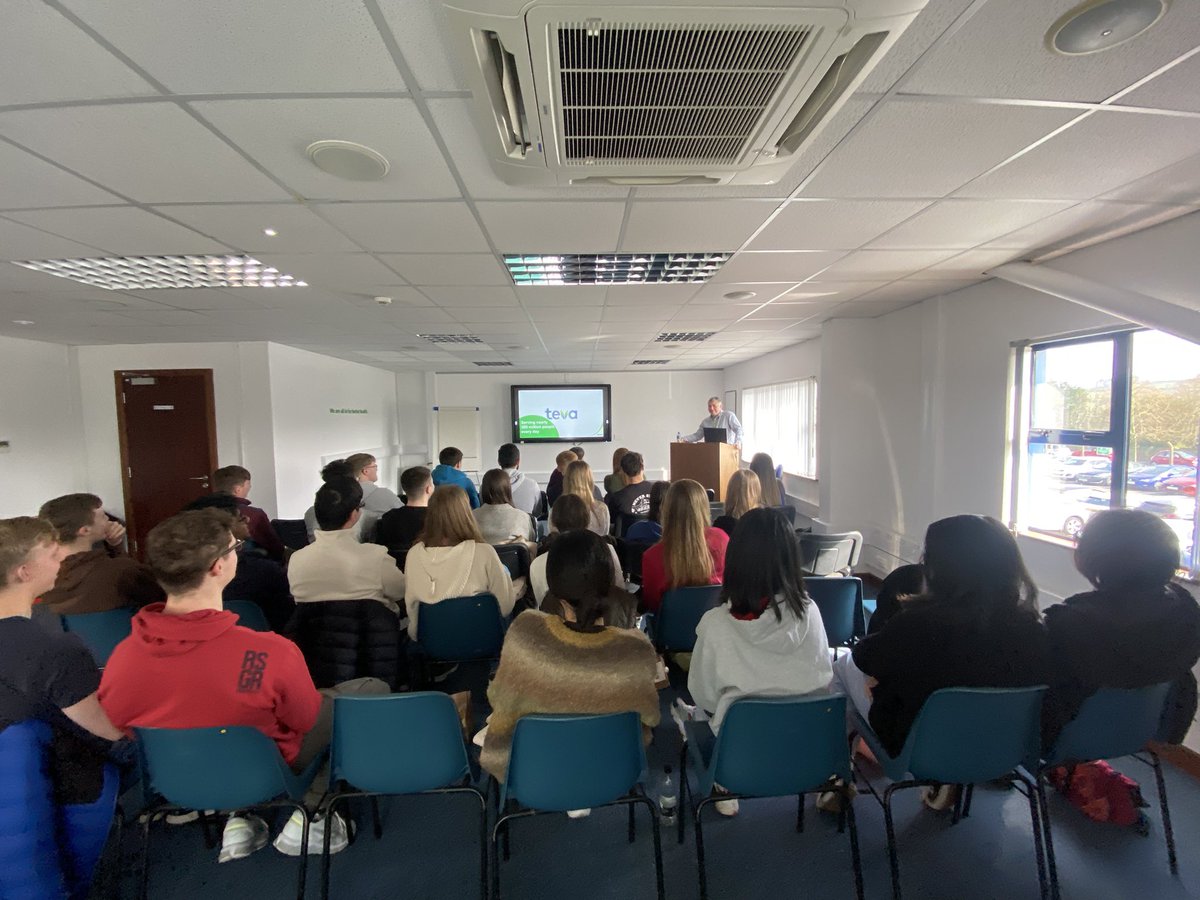 DrLaverty's tweet image. Another great day showing our @pharmacyatQUB MPharm students, Level 3’s this time, the benefits of their degree within the Pharmaceutical Industry by visiting @Teva_UK
Thanks to all their staff who provided an excellent tour and talks, and to our students who did us proud